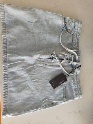 Glassons denim skirt new