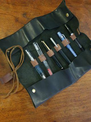 Leather Fountain Pen Roll