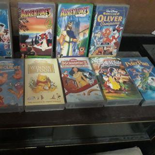 Take all 10 VHS Cartoons