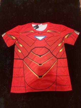 TUNSECHY Ironman 3D Printed T-shirt (L size)