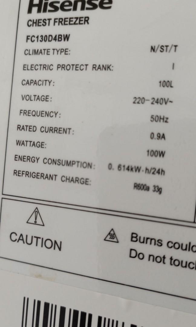 2nd hand Chest freezer RM400, TV & Home Appliances, Kitchen Appliances