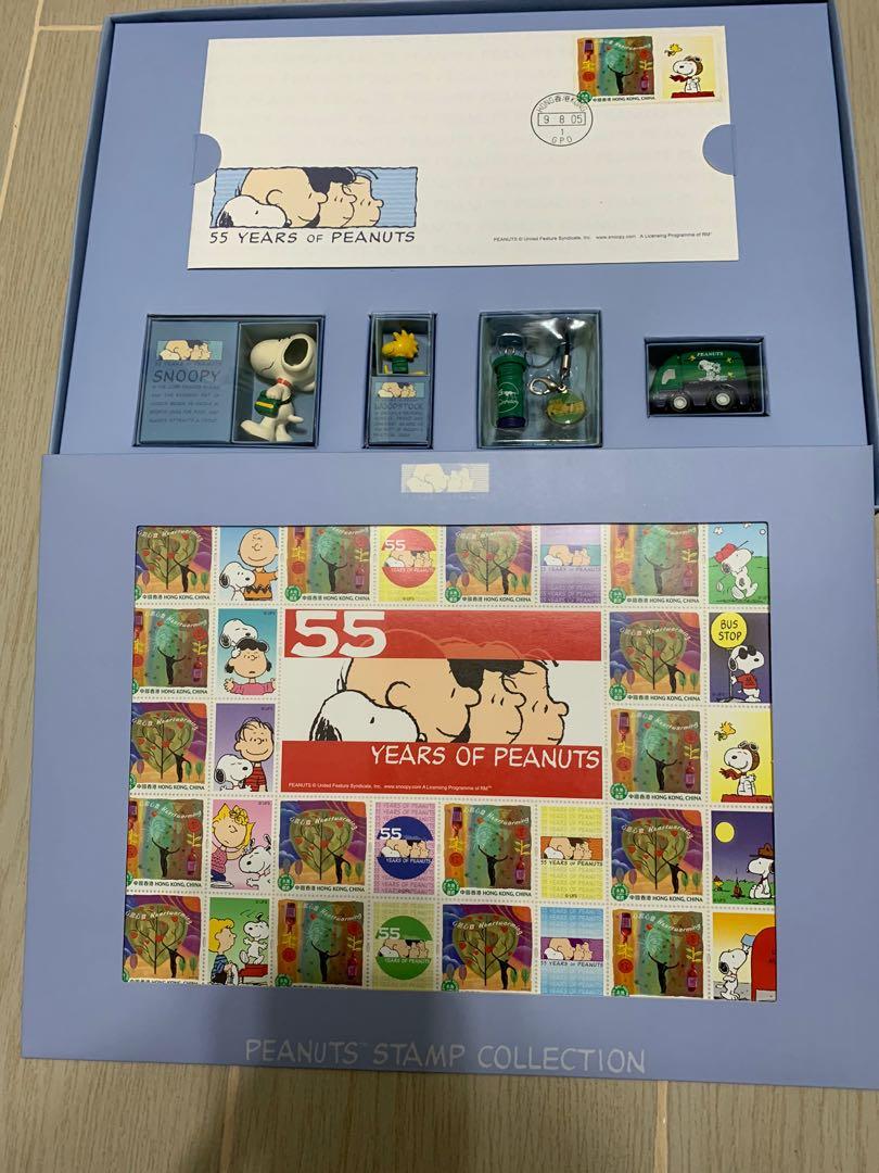 55 years of peanuts” stamp collection - Snoopy, 興趣及遊戲, 收藏品