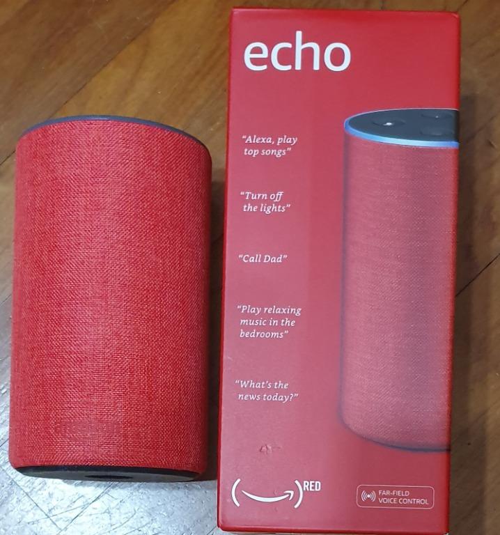 Amazon ECHO RED LIMITED EDITION (Gen 2), Audio, Portable Audio