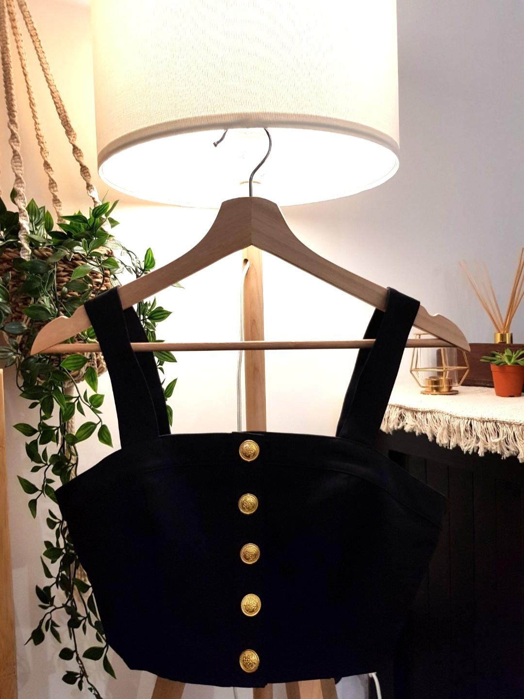 asos gold top
