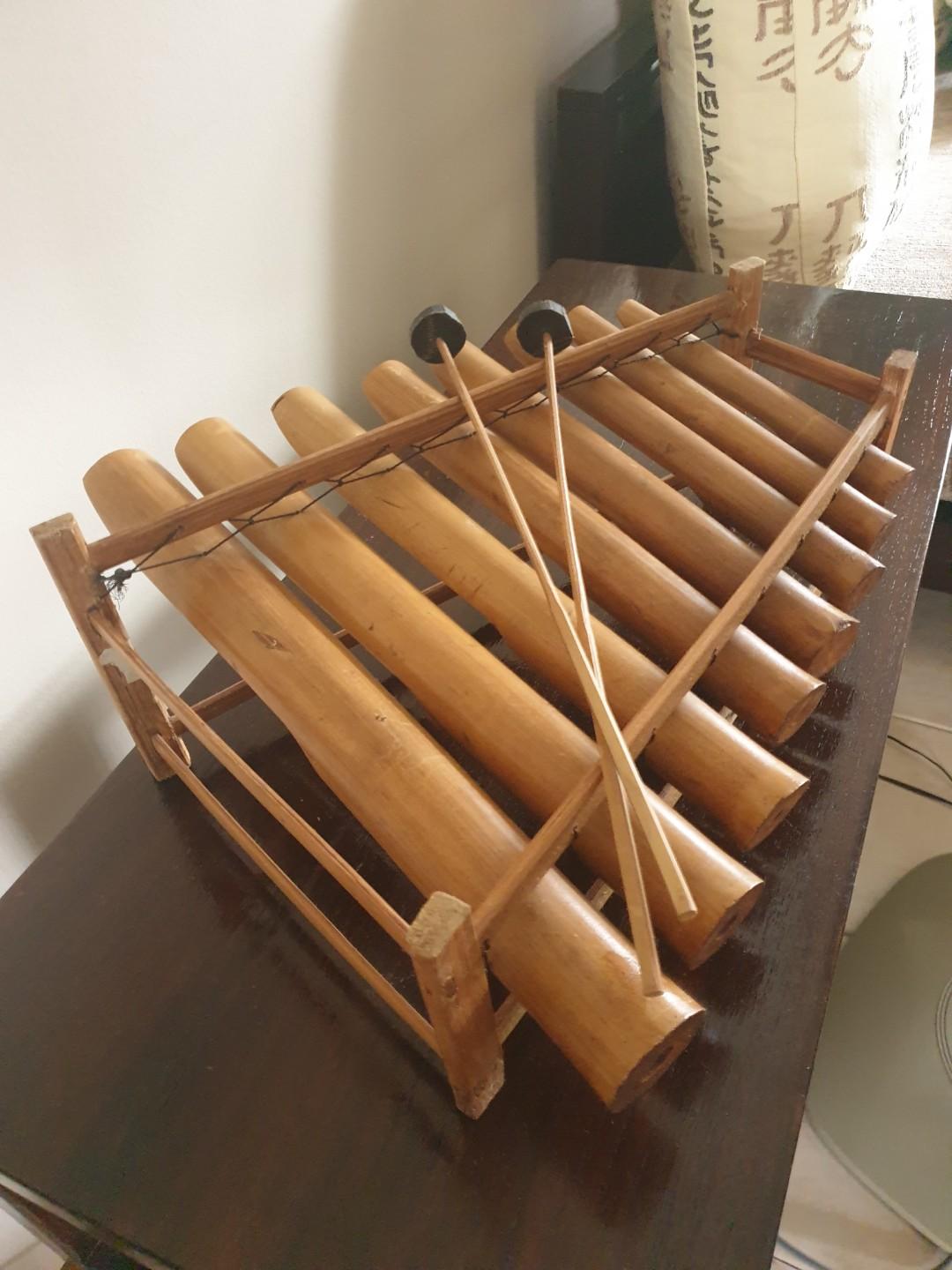 Bamboo Xylophone from Bali, Hobbies & Toys, Music & Media, Musical