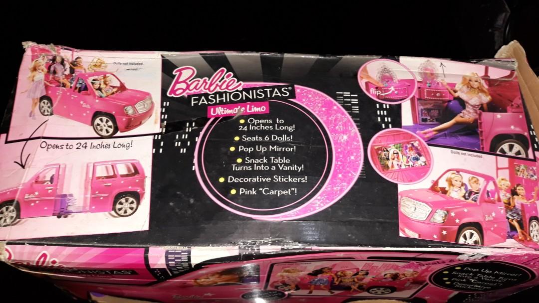 Barbie fashionista online ultimate limo