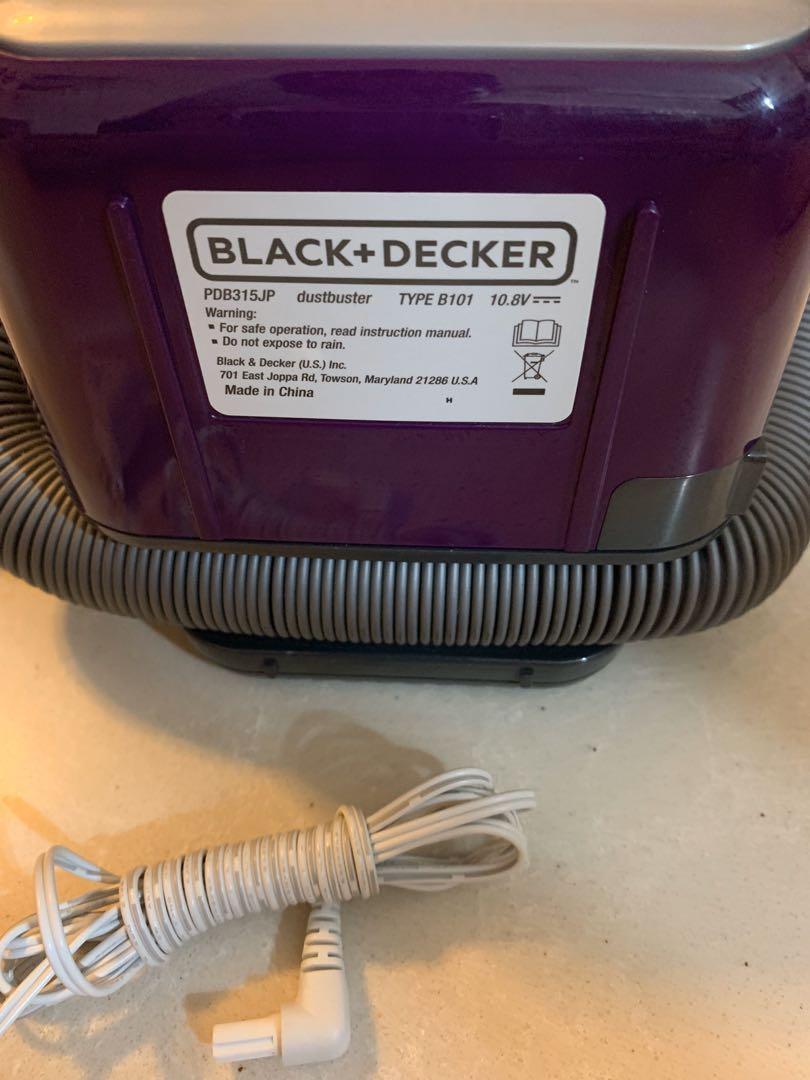 Black & Decker PDB315JPB1 10.8V LiIon Flexi Dustbuster Cordless Hand