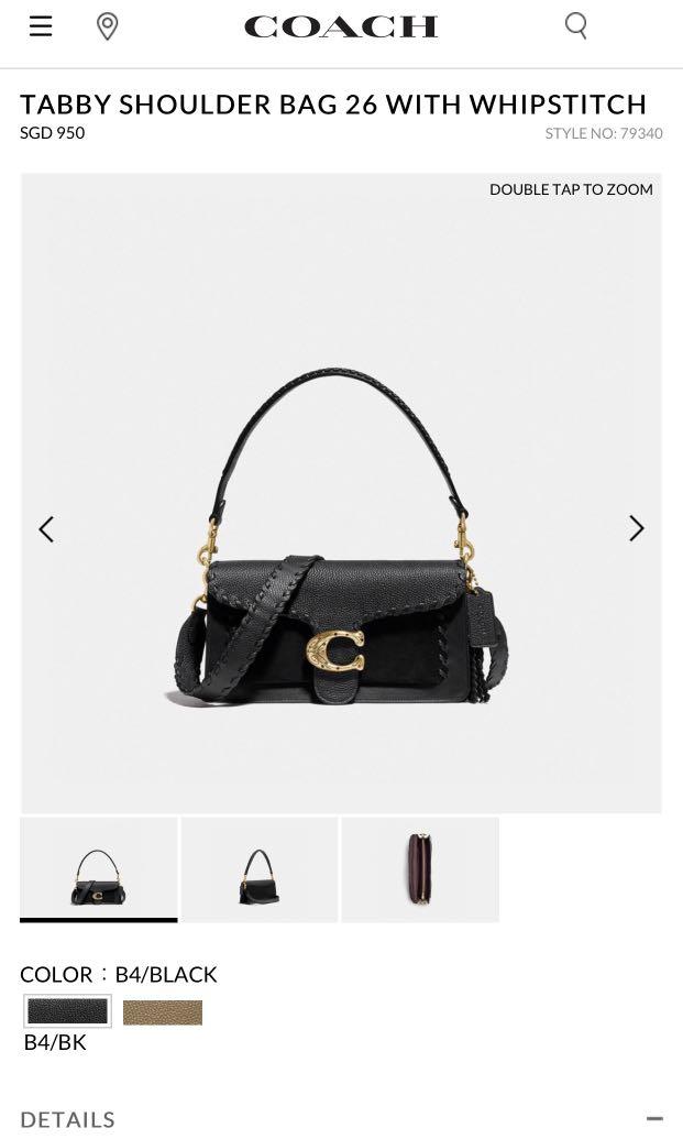 coach women's tabby shoulder bolsa 26