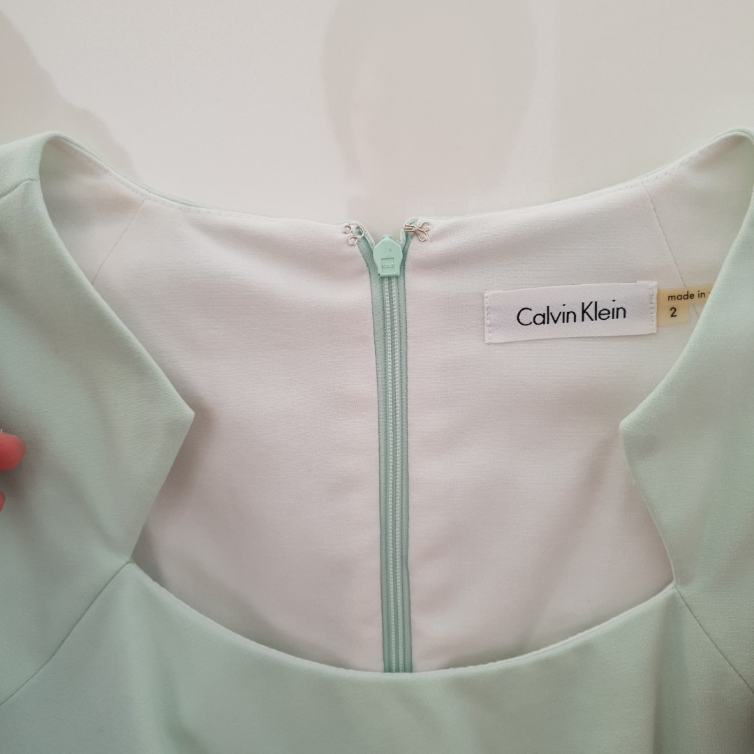 Calvin klein on sale mint green dress
