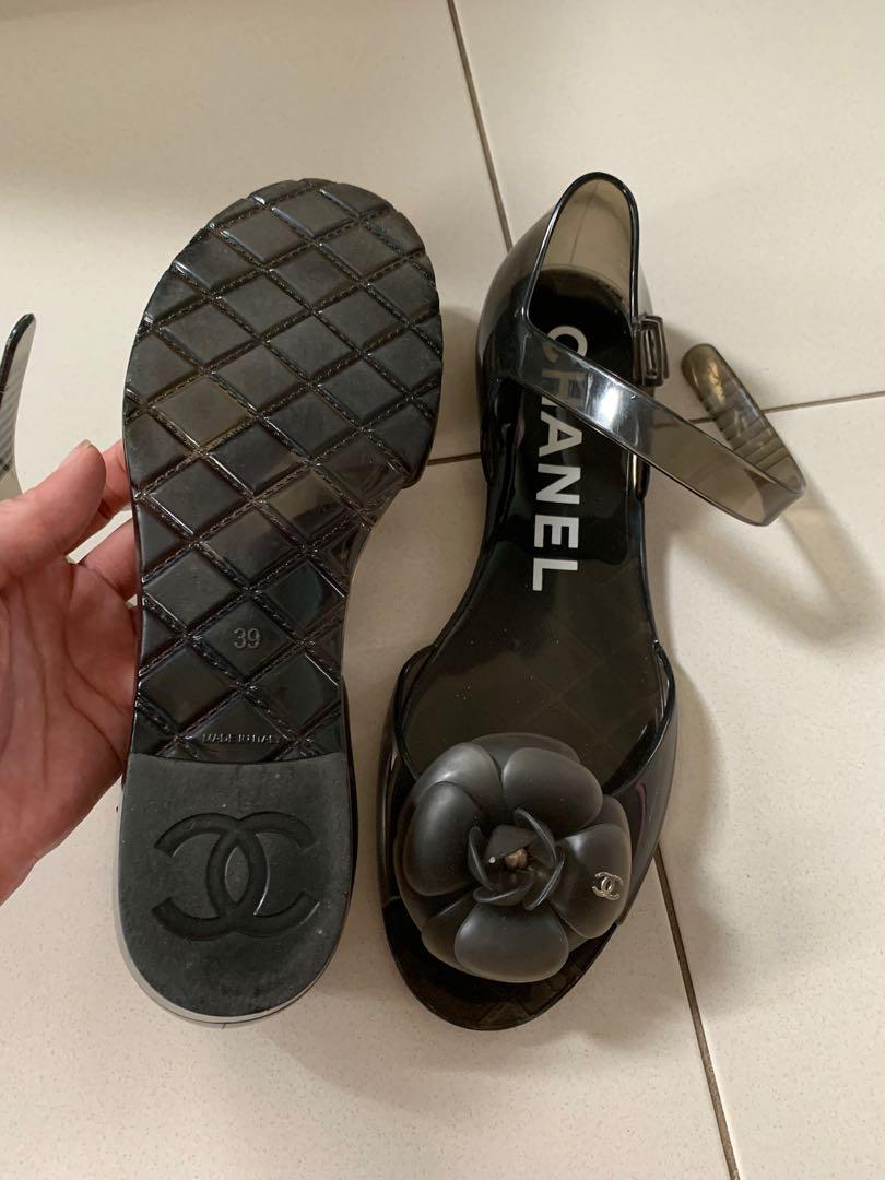 Chanel on sale jelly shoes