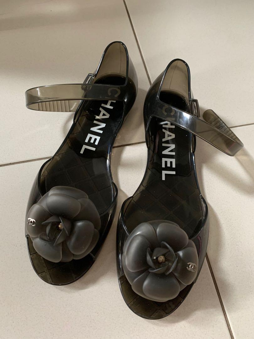Chanel jelly sale shoes