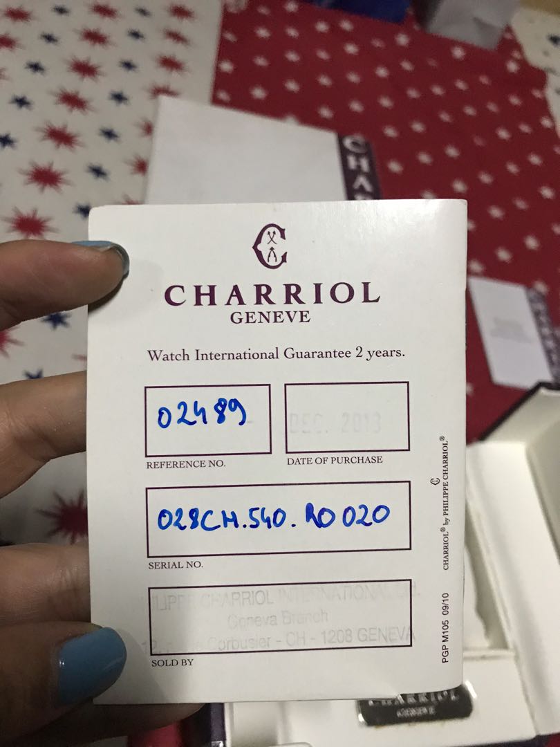 Charriol St. Tropez Ladies Watch (Category: Luxury Watches) located in Quezon City. Submitted by closet_access (Listing ID 271079583, Image 3). Description: ✅ UPDATE: Needs battery replacement and servicing. Selling "as-is-where-is". Message for details. Can negotiate the price, but no-low ballers please! Selling this Charriol St. Tropez that I personally used. Bought this second hand from a friend who said that her mom gifted this from Switzerla