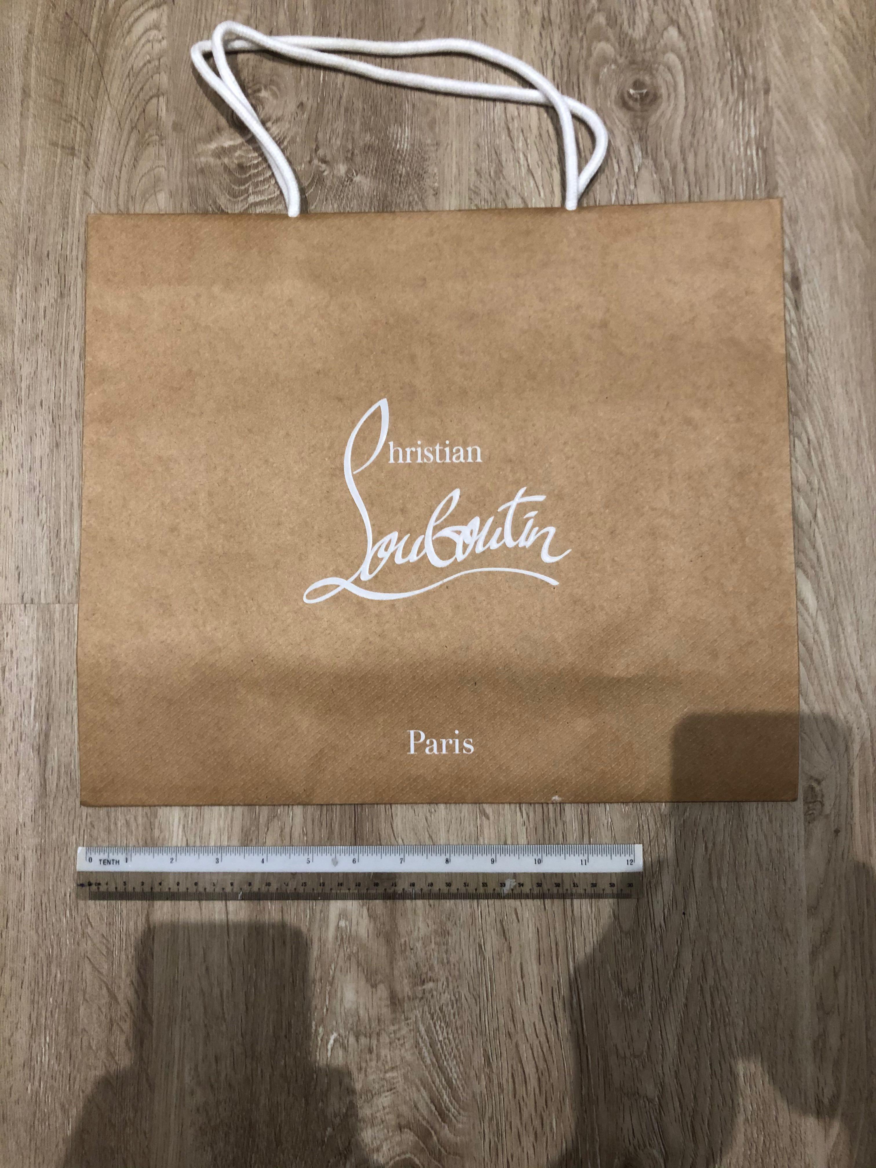 Louboutin paper bag store