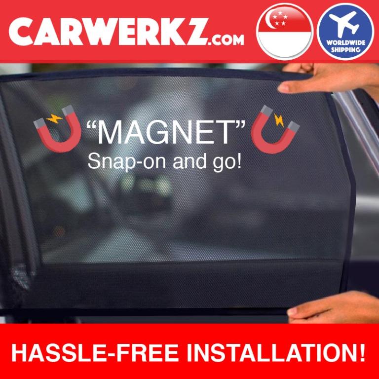 FREE DELIVERY! Magnetic Sunshades for Car Windows! PWP Visors Boot Tray ...