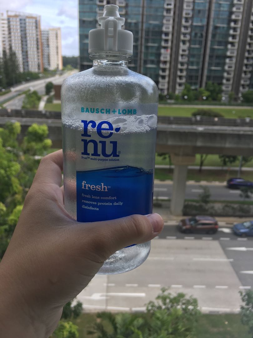 Renu Contact Lens Solution *SLIME ONLY* , Health & Nutrition, Face