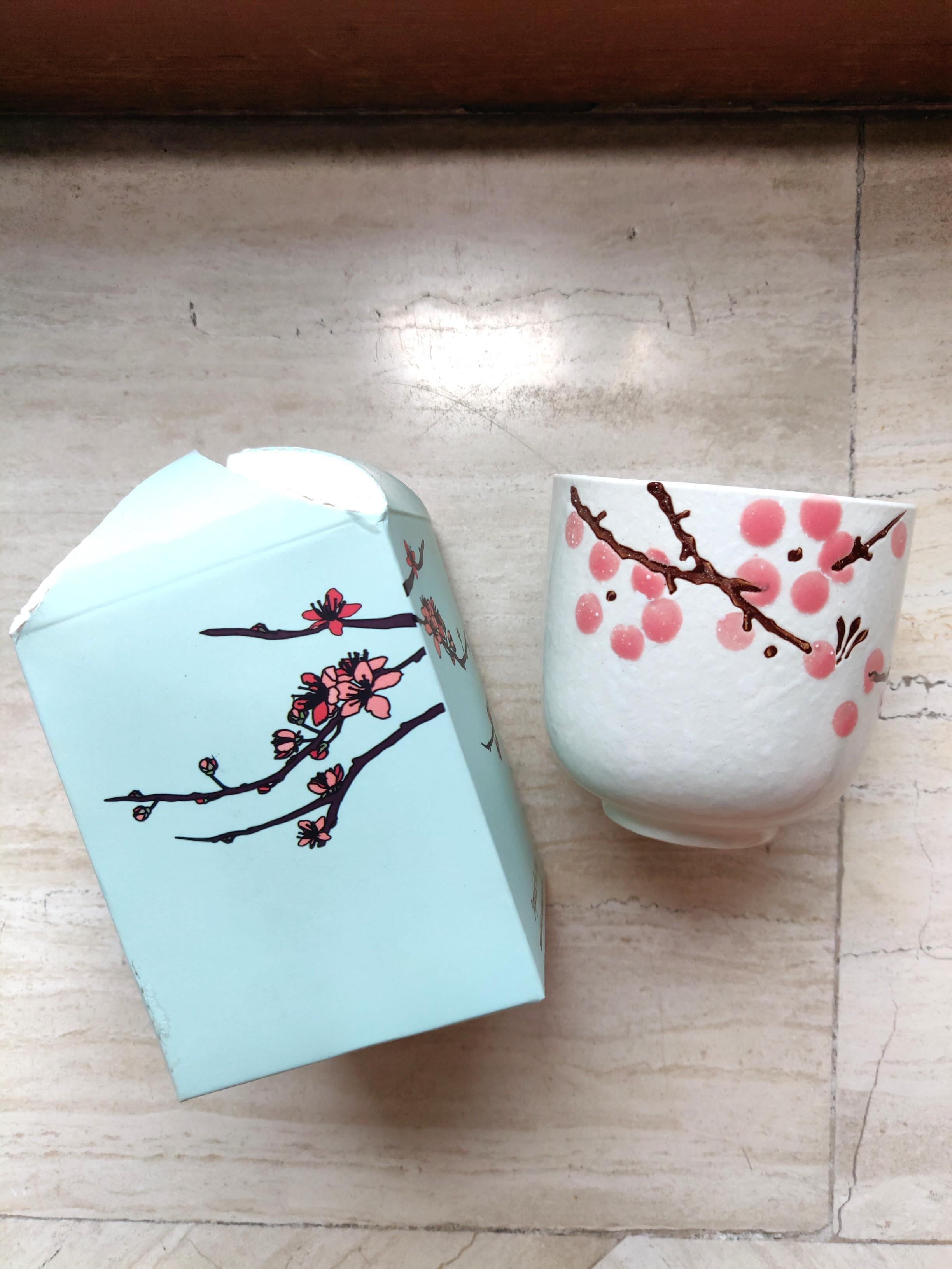 Cute Japanese tea cup mug, Furniture & Home Living, Kitchenware ...