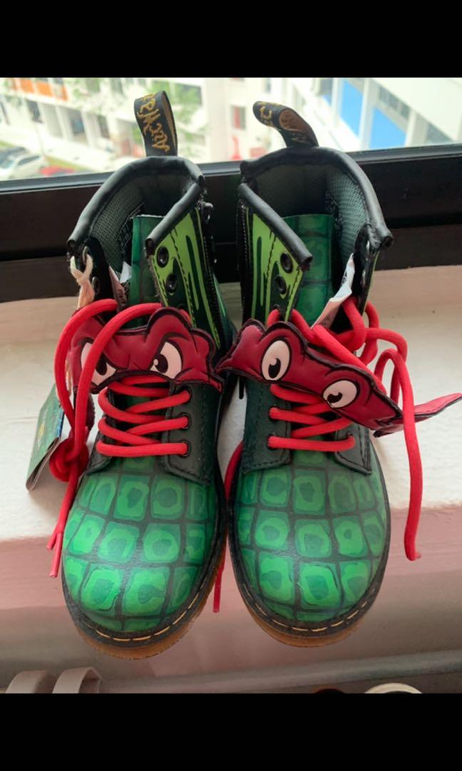 Dr. Martens Teenage Mutant Ninja Turtle Raphael Boots For Kids