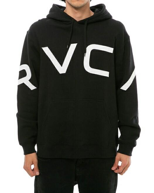 RVCA FAKE RVCA PULLOVER HOODIE BLACK 