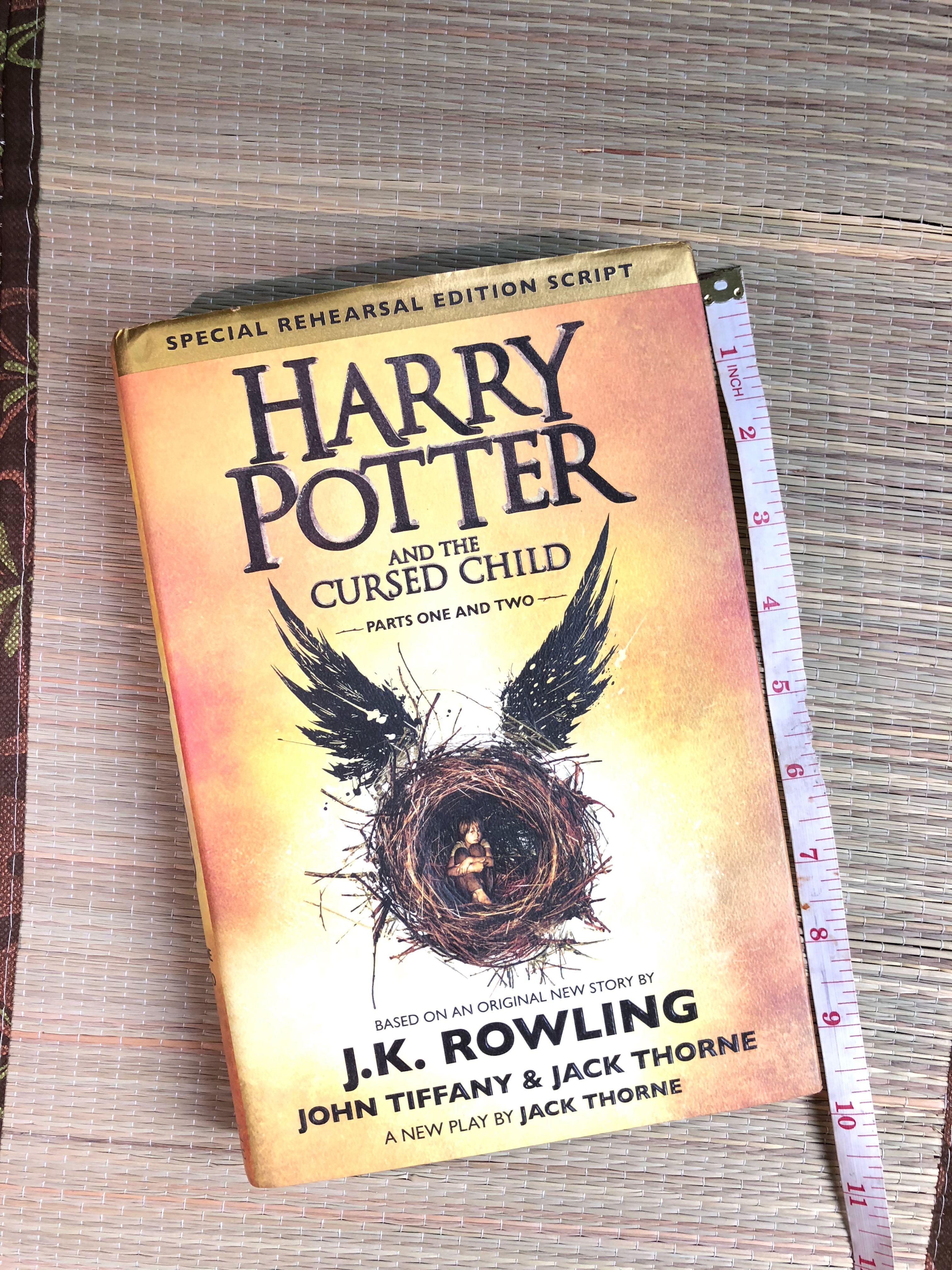 Harry Potter and the Cursed Child Book JK Rowling, Hobbies & Toys ...
