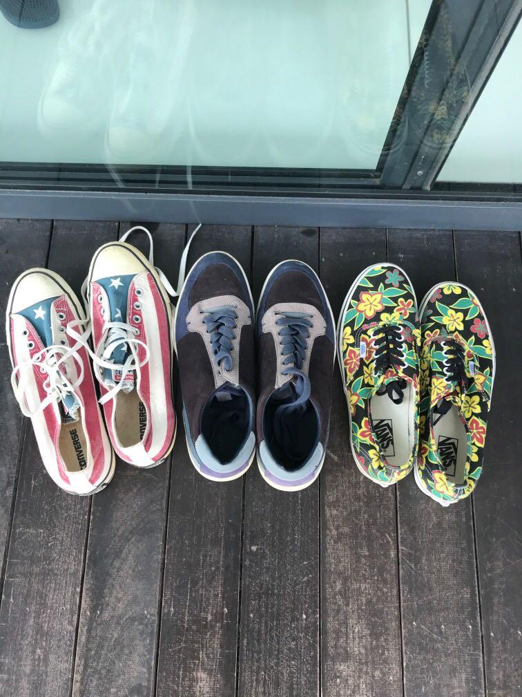 converse and vans shoes