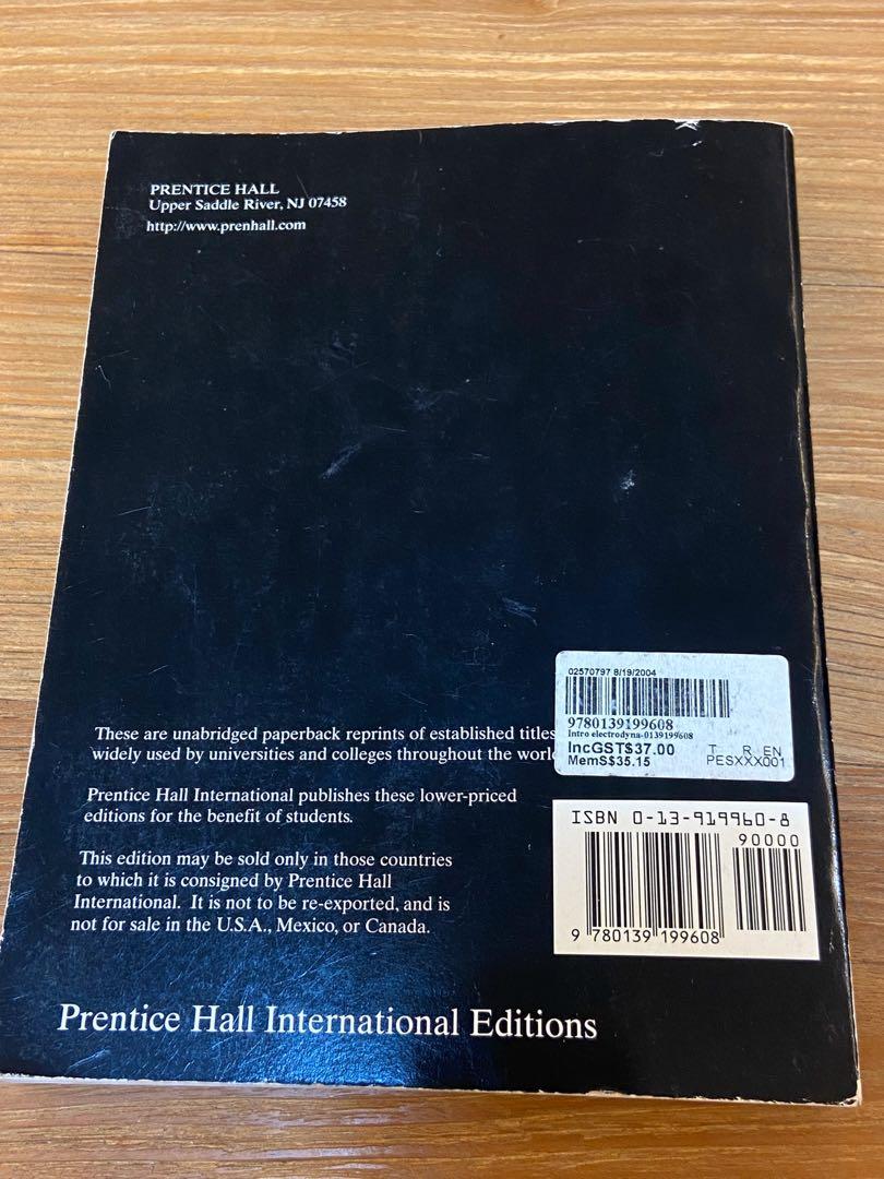 Introduction to electrodynamics by david j griffiths hobbies toys