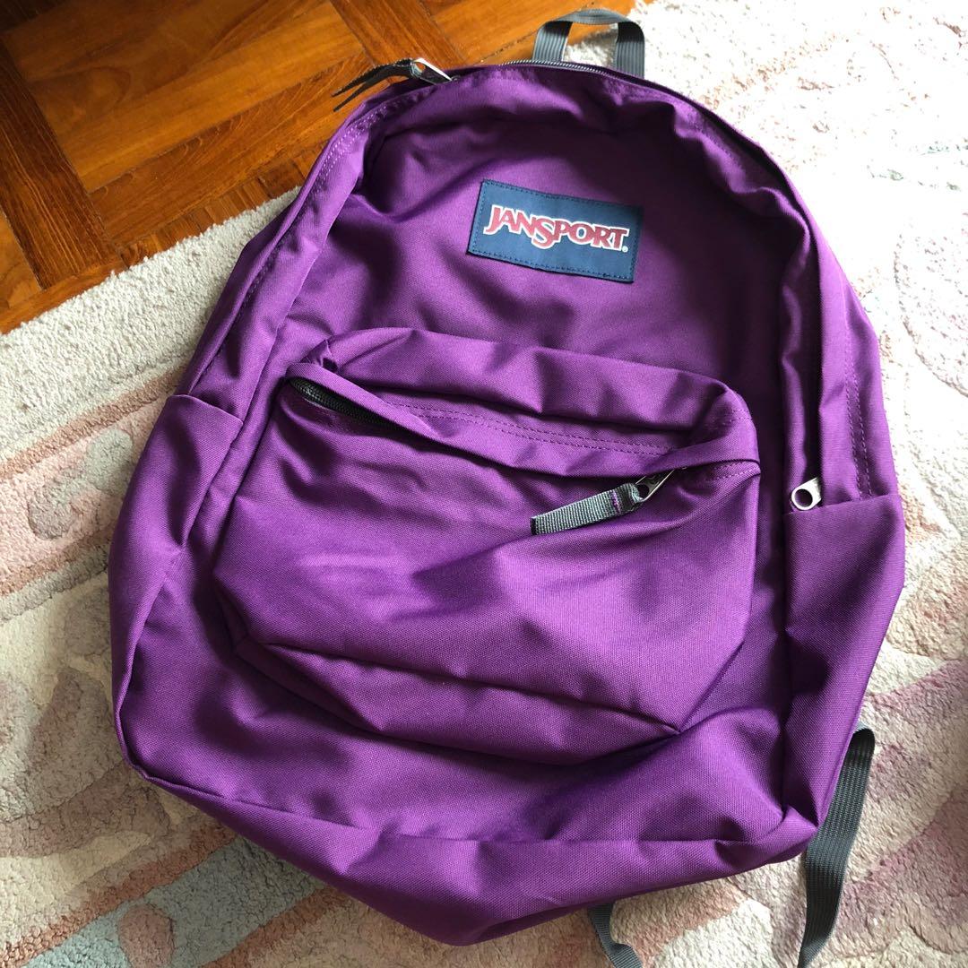 lavender jansport backpack