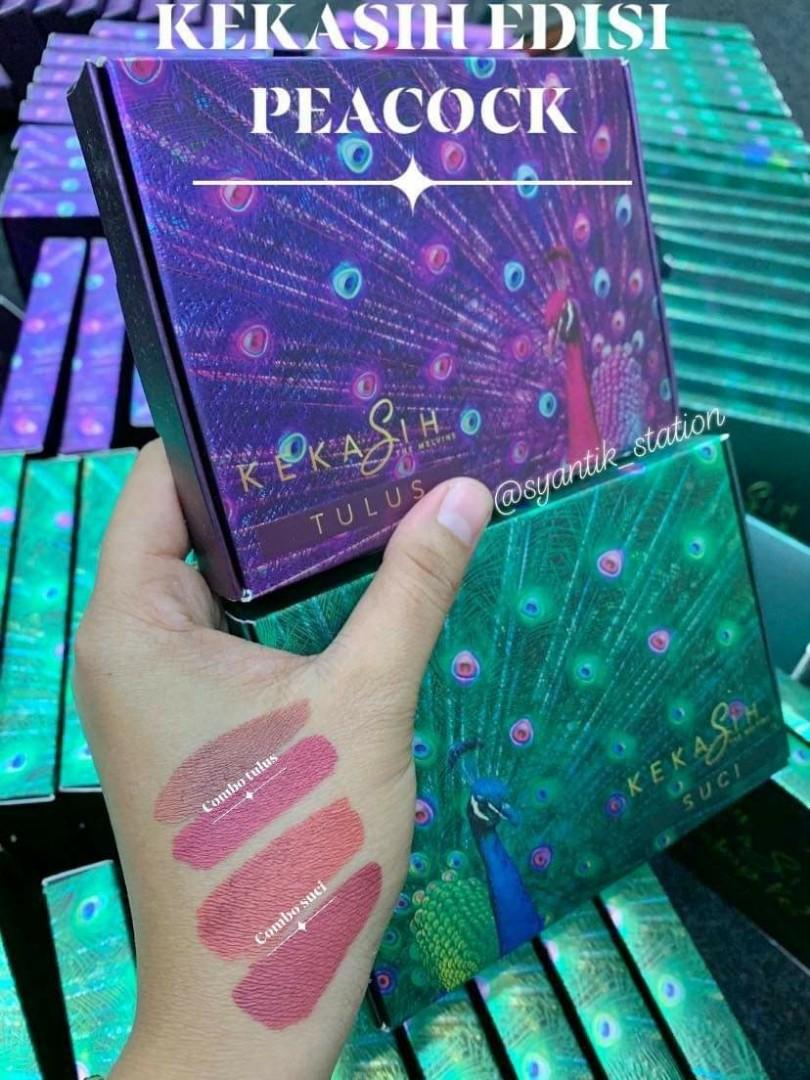Kekasih Lipmatte Peacock Edition Kekasih Lipstick Suci Tulus Set Health Beauty Makeup On Carousell