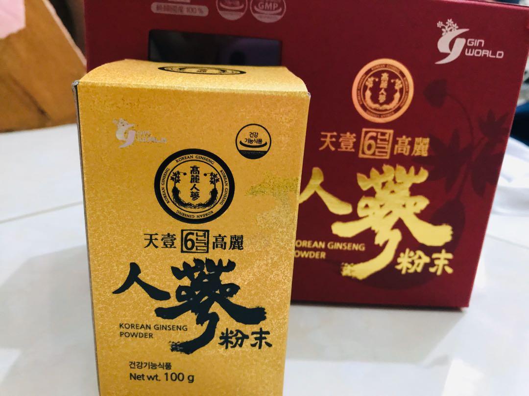 Korean Ginseng original brand Gin World, Makanan & Minuman, Minuman