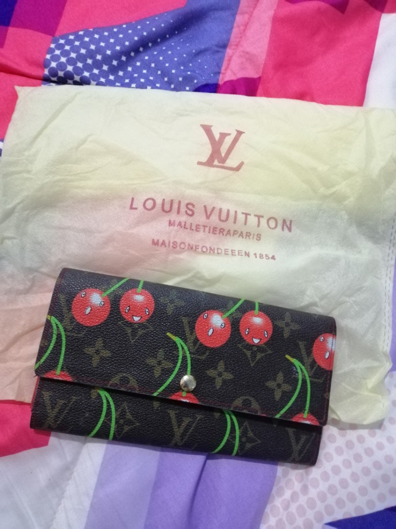 Louis vuitton cherry wallet Authentc (limited edition), Luxury, Bags ...