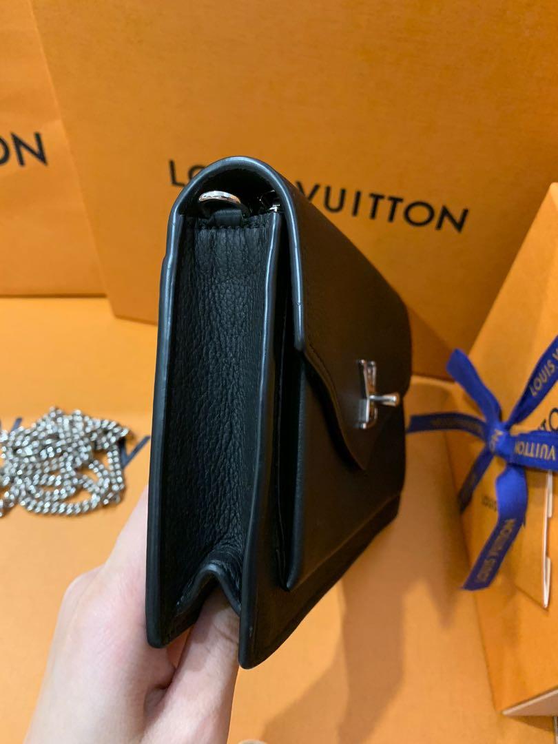 BN LV lockme tender pochette, Luxury, Bags & Wallets on Carousell