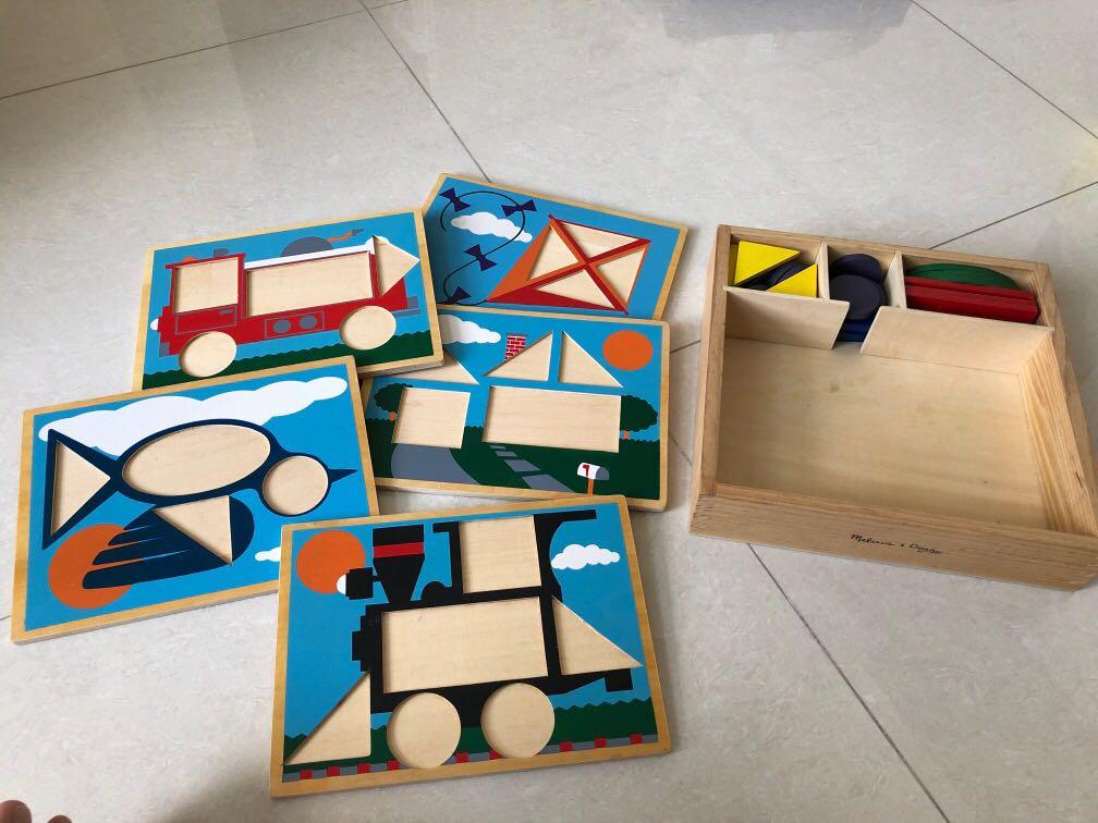 melissa & doug beginner pattern blocks