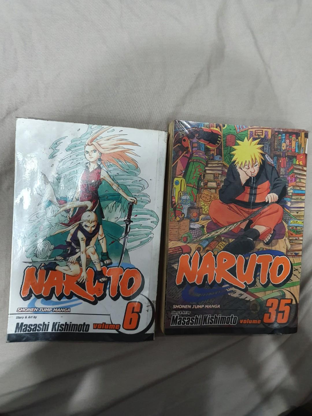 Naruto Shonen Jump Manga Vol 6 And 35 On Carousell