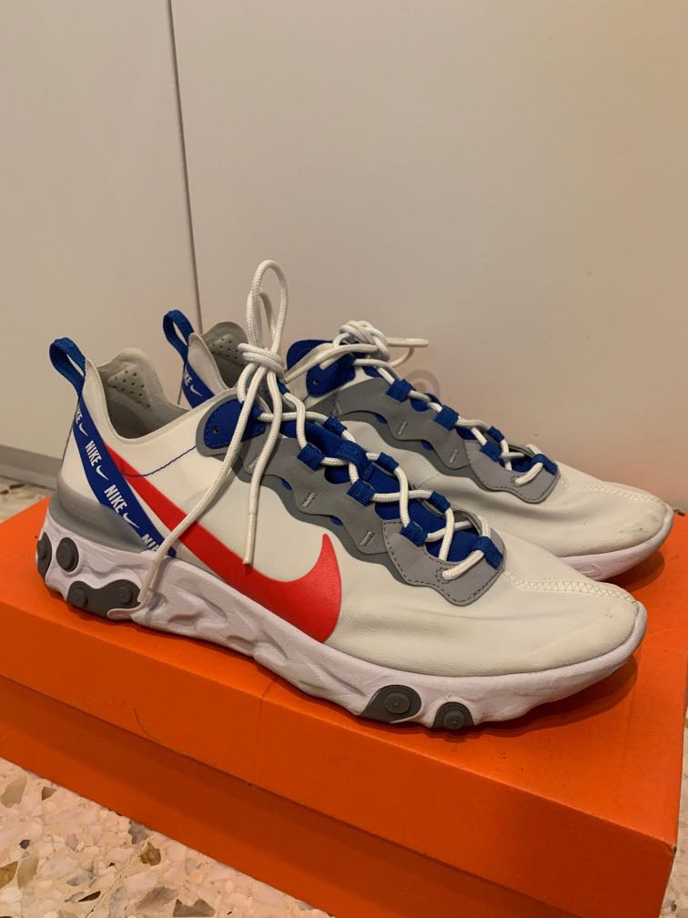 React element hotsell 55 blue