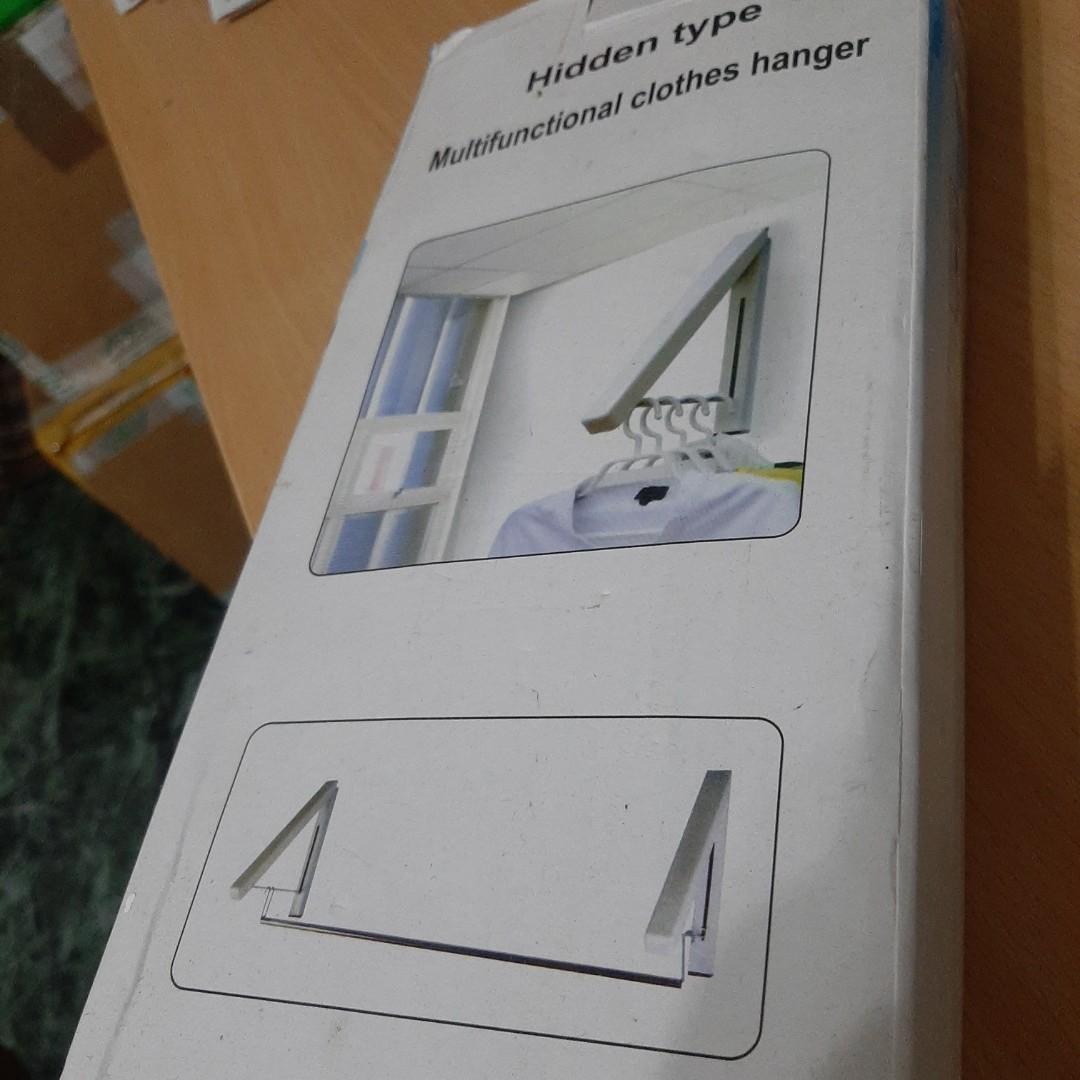 No Drill Clothes Hanger, Furniture, Others on Carousell