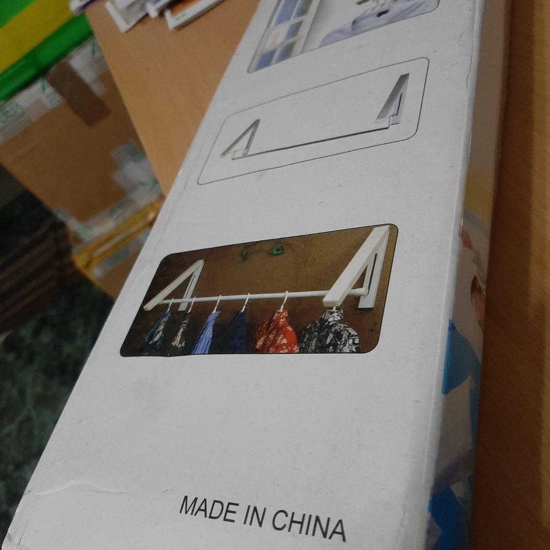 No Drill Clothes Hanger, Furniture, Others on Carousell