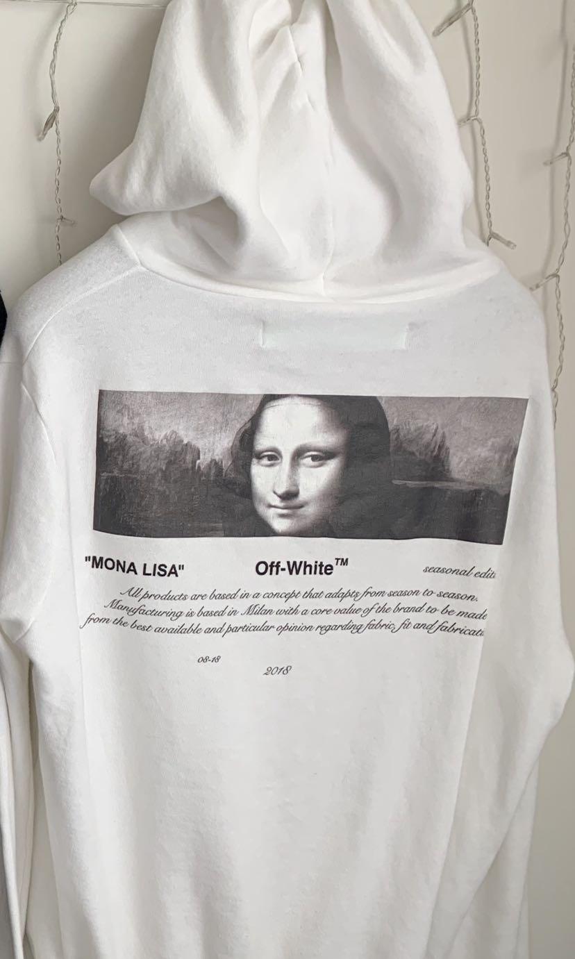 Off white 04 mona lisa hoodie shop