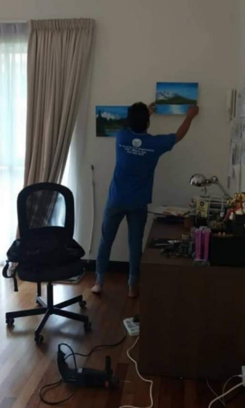 Painting mounting, Services, Home Services, Home Repairs on Carousell