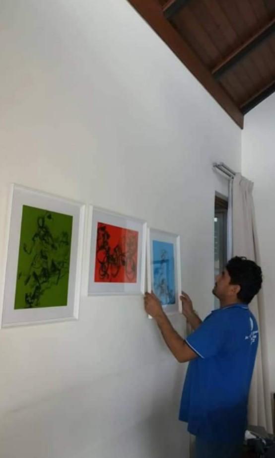 Painting mounting, Services, Home Services, Home Repairs on Carousell