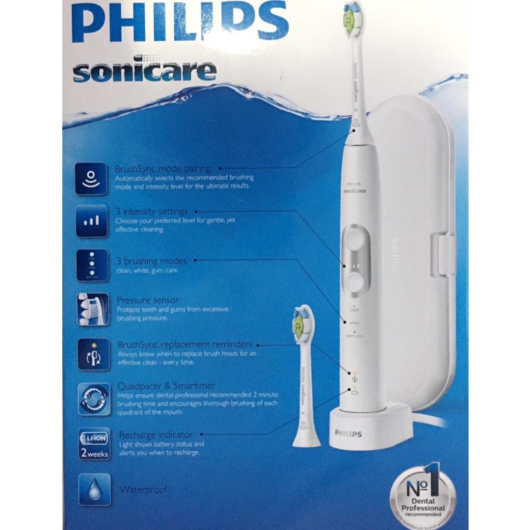 Philips Sonicare ProtectiveClean 6100 Whitening Rechargeable Electric  Toothbrush