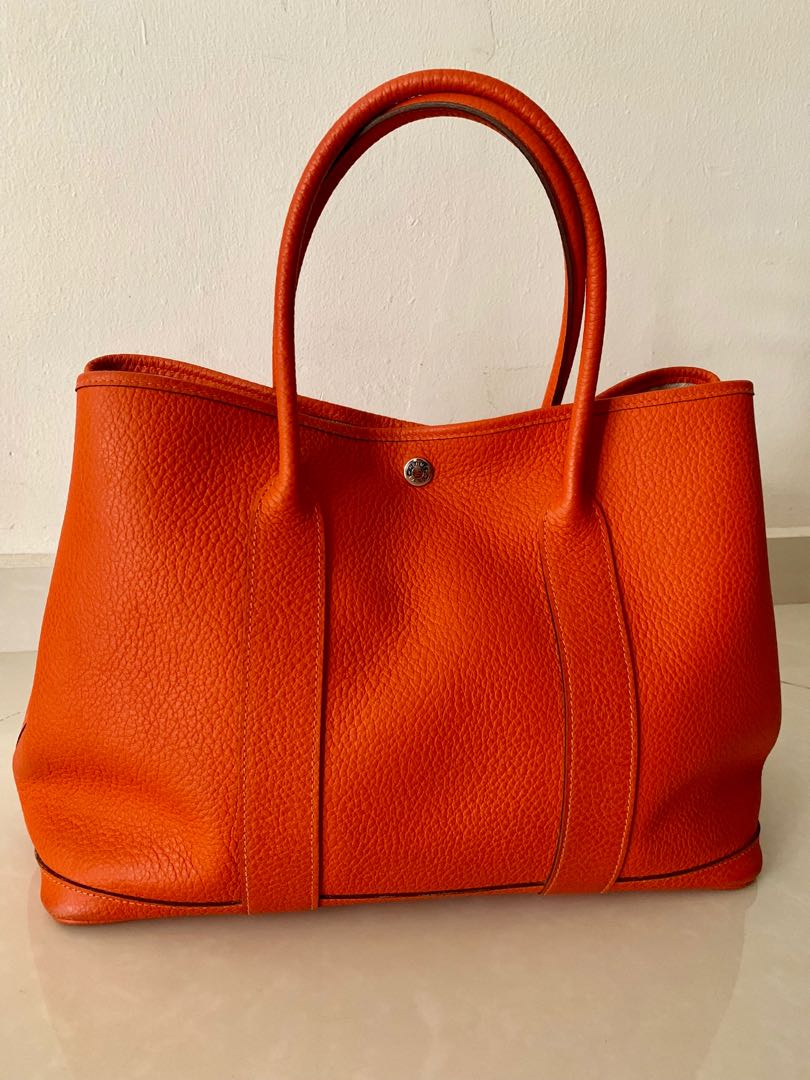 RARE Hermes Garden Party 36 with Pockets and S/Strap