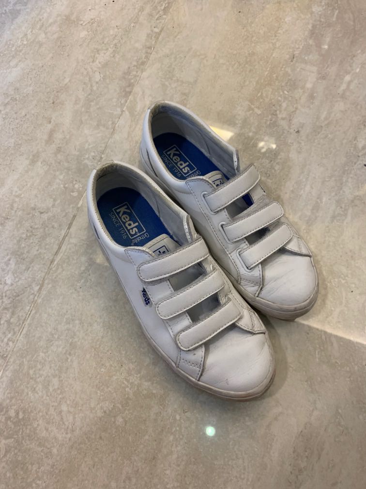 Preloved Keds Velcro Leather Shoes 