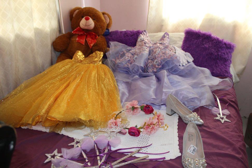 Disney princess gown for 7th birthday hotsell