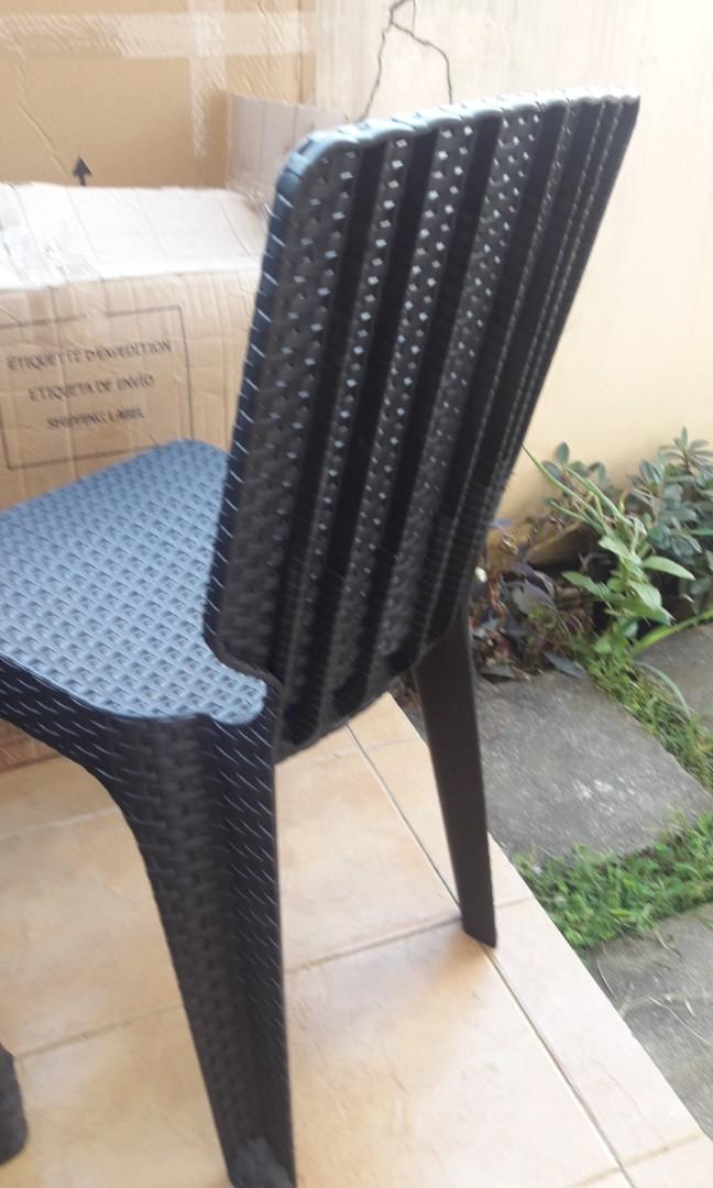 Monoblock chair sales rattan design