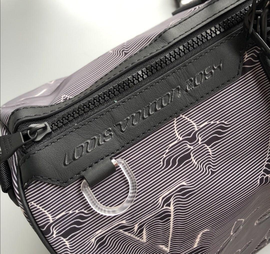 Louis Vuitton Reversible Keepall Bandouliere Monogram 3D 50 Rainbow/Gray/ Black in Textile/Cowhide Leather