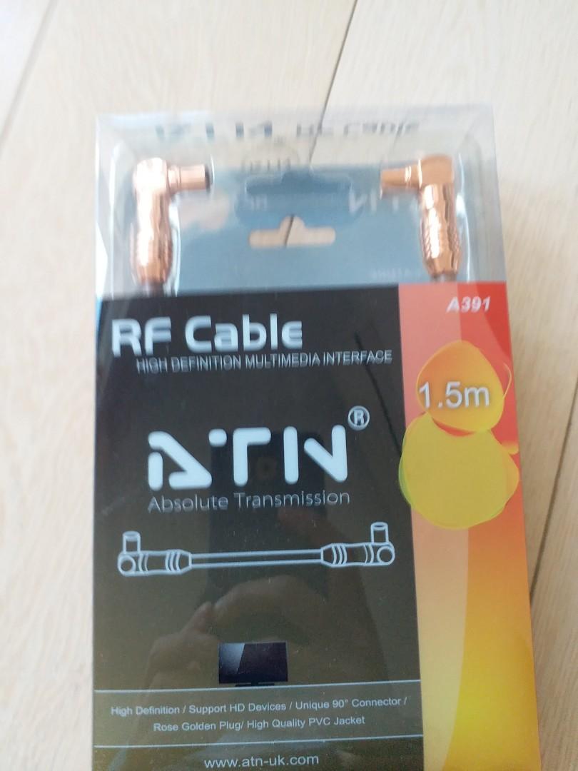 RF cable （分類：充電器及電線）位於 Hong Kong。 由 marvinlo2007 提交（商品編號 270920549，圖片 2）。簡介： 1.5m，英國品牌。