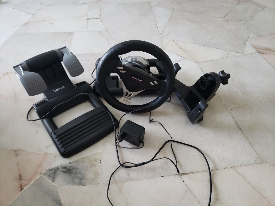 Saitek R660 GT Steering Wheel, Computers & Tech, Parts & Accessories