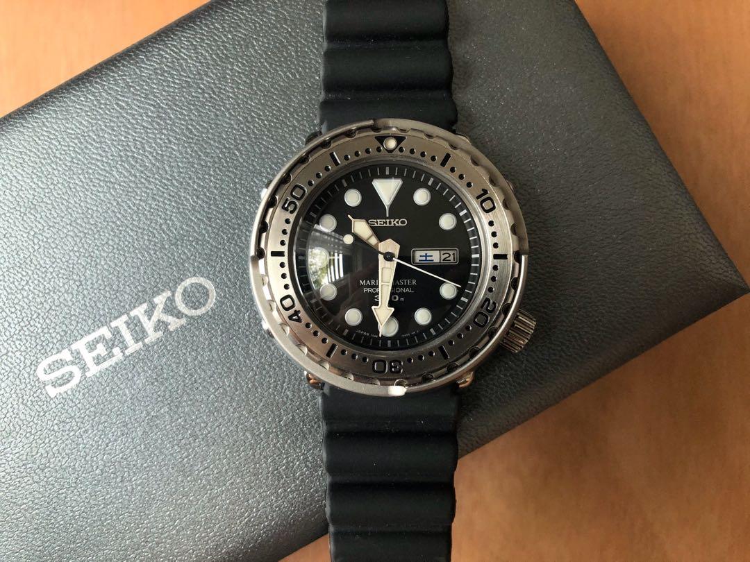 Seiko SBBN017 Marinemaster MM300 'Tuna Can' Quartz JDM Diver Mint FULL KIT,  Men's Fashion, Watches & Accessories, Watches on Carousell