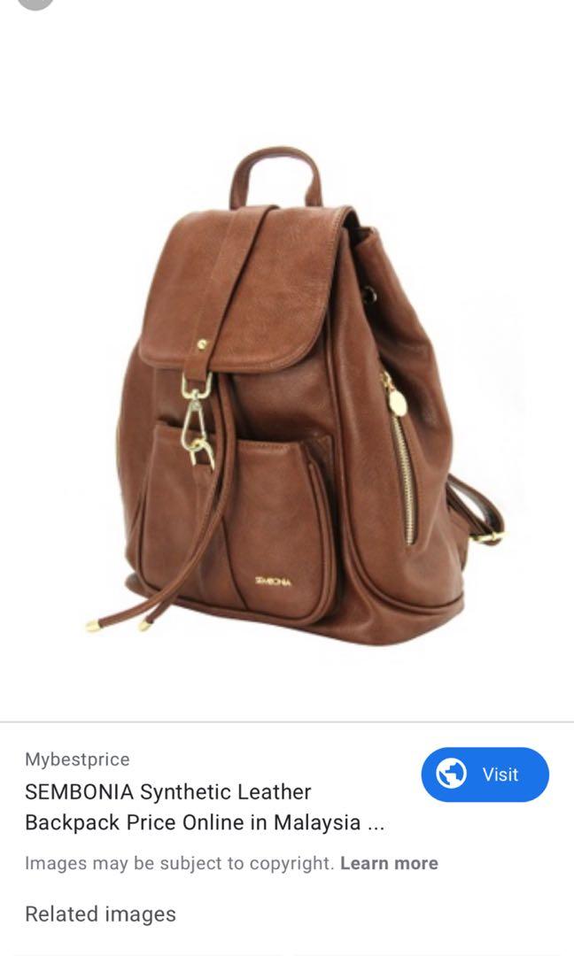 sembonia backpack (Category: Bags & Wallets) located in Sungai Petani. Submitted by lilydiana93 (Listing ID 270926310, Image 2). Description: sembonia bag for sale✅ #sembonia #hushpuppies #furla #michealkors #backpack #brownbackpack #katespade #tedbaker #vincci #pedro #coach #backtoschool.
