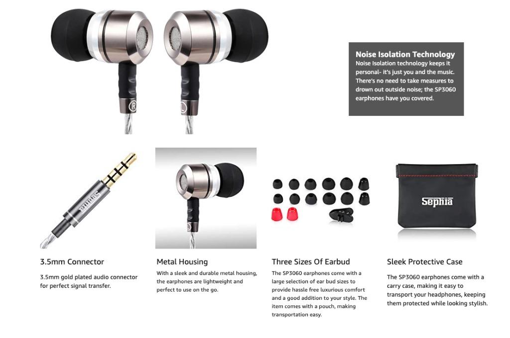 Sephia hotsell sp3060 earbuds