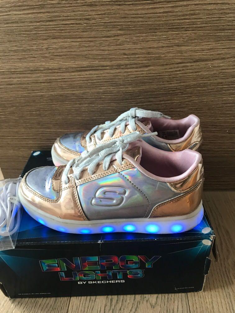 Girls Skechers light-up shoes, Babies 